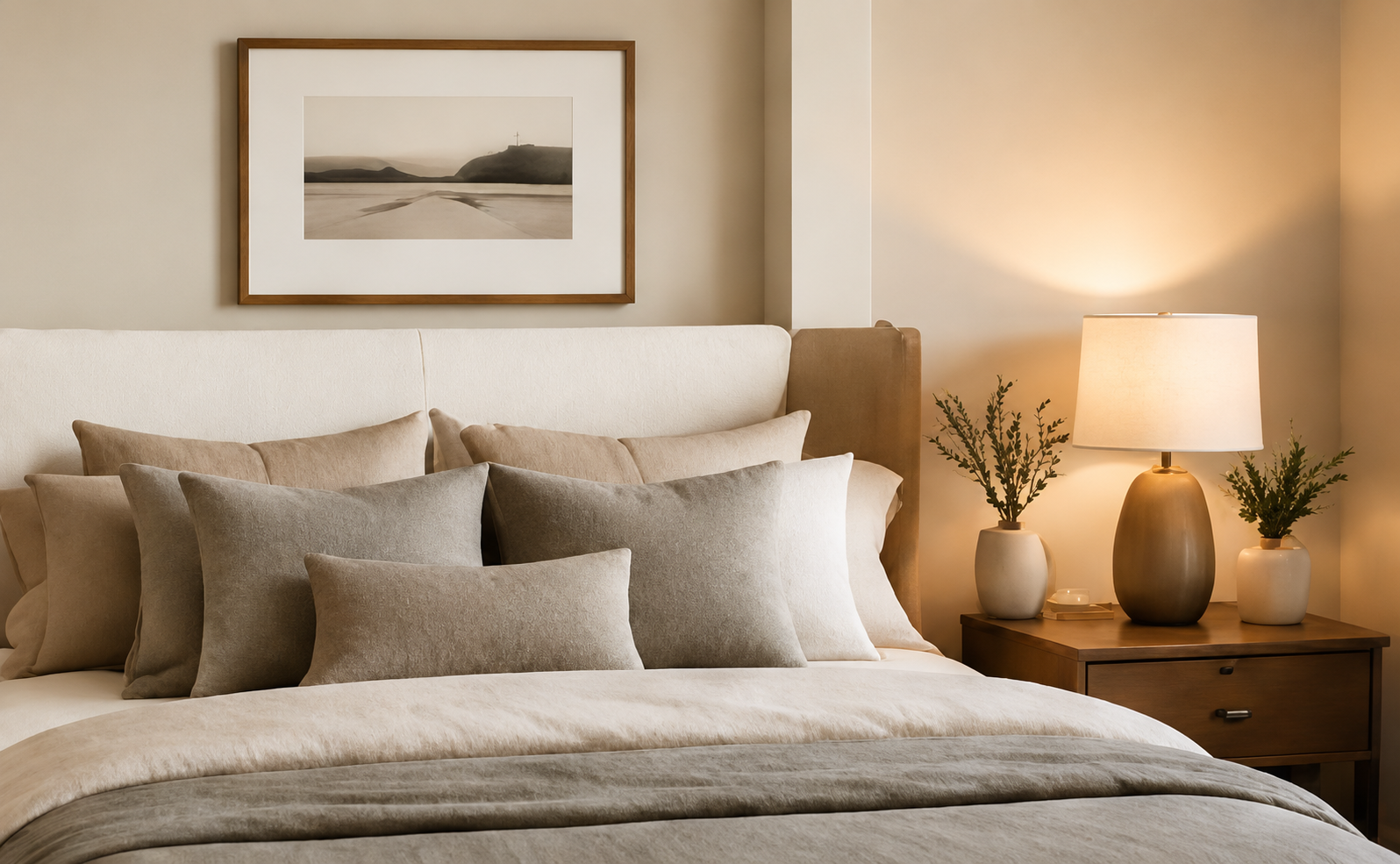 Warm home interior